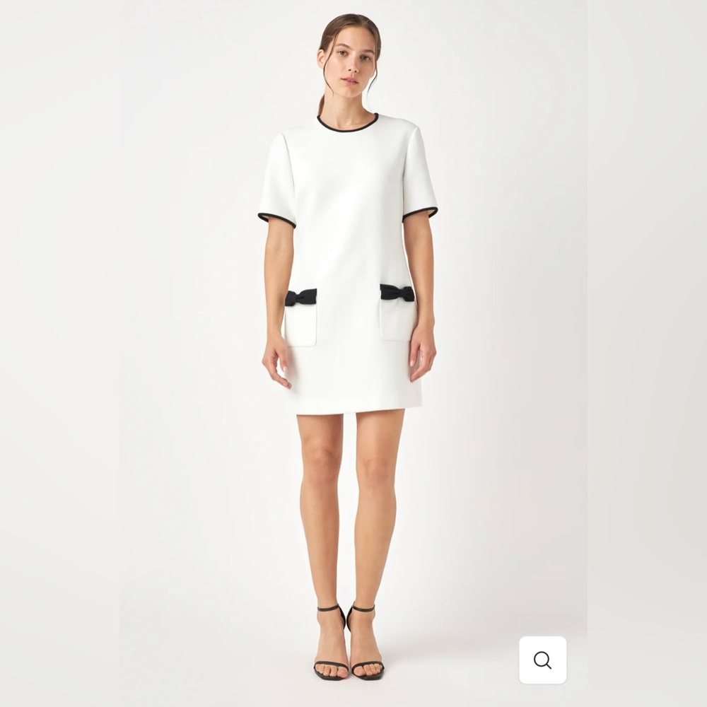 English Factory bow dress with pockets